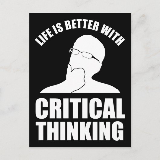 生命は危ない者に勝考える ポストカード (正面)