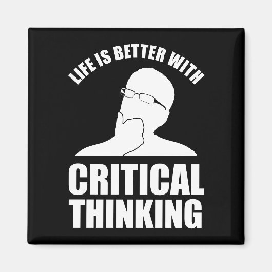 生命は危ない者に勝考える マグネット (正面)