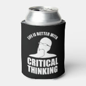 生命は危ない者に勝考える 缶クーラー (缶正面)