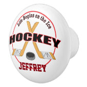 生命は名前から交差させたアイスホッケー用スティックを始めます セラミックノブ (右)