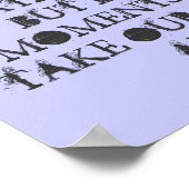 「生命は呼吸の数で測られていない… ポスター (角)