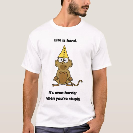 生命は堅いTシャツです Tシャツ (正面)