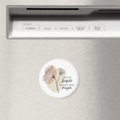 生命は壊れやすい柄で祈りの言葉 感動的 マグネット (インサイチュ (食洗機))