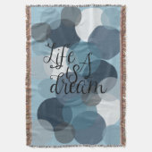 生命は夢です スローブランケット (正面縦)