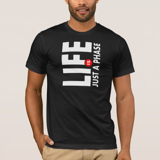 生命は大げさな(暗い) Tシャツです Tシャツ (正面)