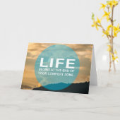 生命は始まります カード (黄色い花)