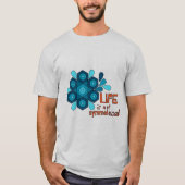 生命は対称のTシャツではないです Tシャツ (正面)