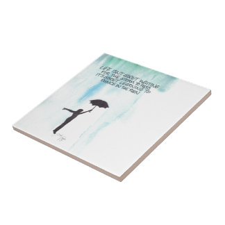 生命は嵐を待っていることについて渡るためにありません タイル