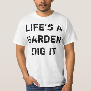 生命は庭です Tシャツ