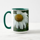 生命は引用文の花デイジーです マグカップ (左)