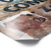 生命は心地よい帯の終わりから始まる フォトプリント (角)