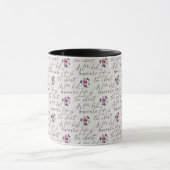 生命は悪いマニキュアパターンのために余りに短いです マグカップ (中央)