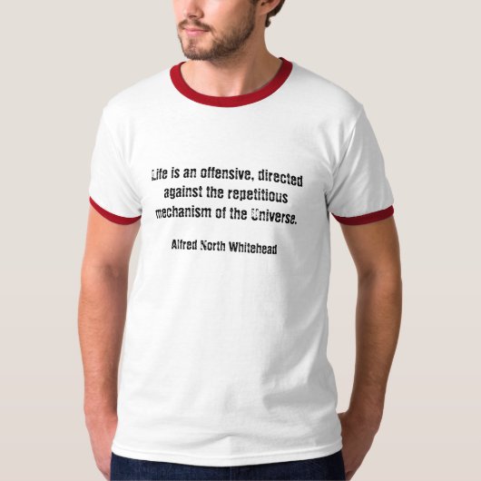 生命は抗勢です Tシャツ (正面)
