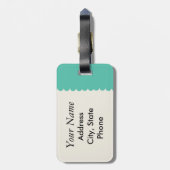 生命は旅行の荷物のラベルです ラゲッジタグ (裏面縦)