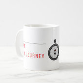 生命は旅行行先ではなく-コーヒー・マグです コーヒーマグカップ (正面左)