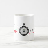 生命は旅行行先ではなく-コーヒー・マグです コーヒーマグカップ (中央)