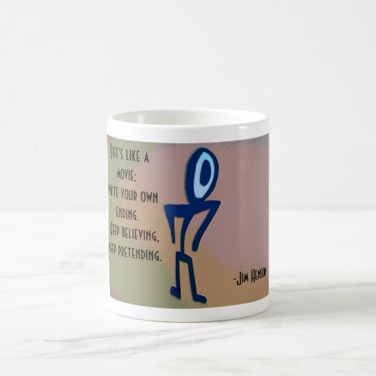 生命は映画を好みます コーヒーマグカップ (中央)