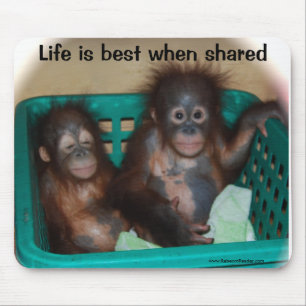 生命は最も最高のな一体性愛です マウスパッド