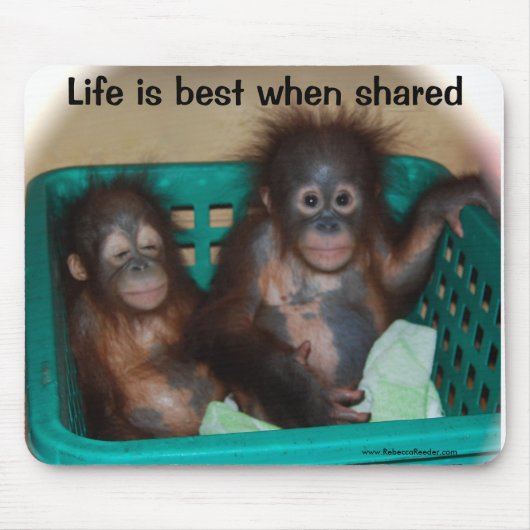 生命は最も最高のな一体性愛です マウスパッド (正面)