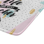 生命は最も最高のな先生です カッティングボード (角)