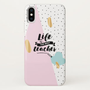 生命は最も最高のな先生です iPhone X ケース