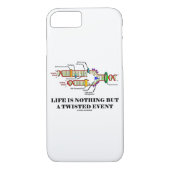 生命は歪んだイベントの生物学のユーモアです Case-Mate iPhoneケース (裏面)