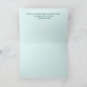 *生命は永遠である:内の死の美しいメタファー カード (内部)