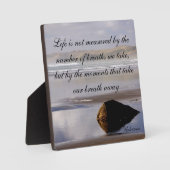 生命は測り知らず フォトプラーク (正面)