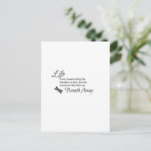 生命は測定されません ポストカード (スタンド正面)