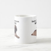 生命は犬のマグとよりよいです コーヒーマグカップ (中央)