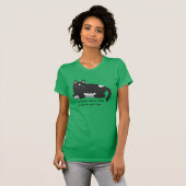 生命は猫のTシャツとよりよく見ます Tシャツ (正面フル)