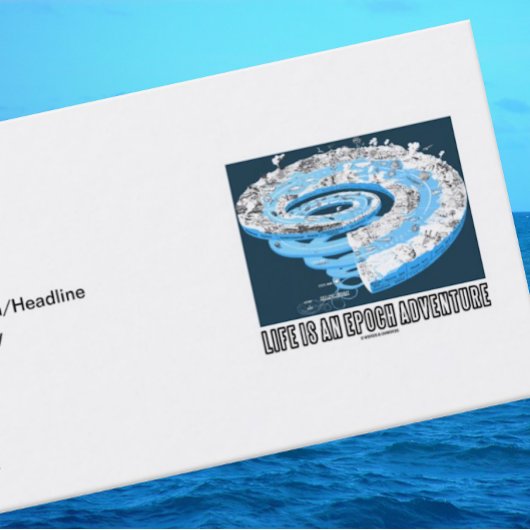 生命は画期的な冒険である(地質時代) 名刺