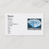 生命は画期的な冒険である(地質時代) 名刺 (正面)