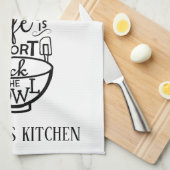 生命は短いです舐めますボールを個人化します台所タオルを キッチンタオル (四つ折り)