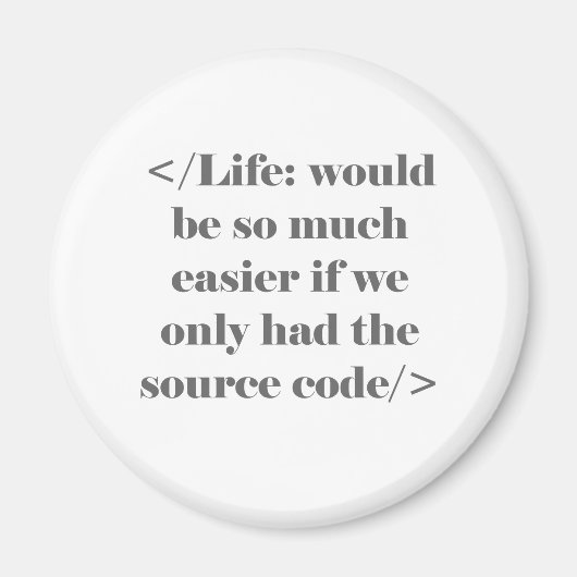 生命は磁石に容易であろう マグネット (正面)