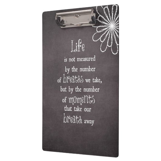 生命は私達が取る呼吸によって測定されていない引用文 クリップボード (左)