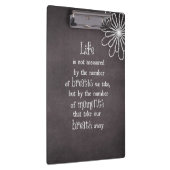 生命は私達が取る呼吸によって測定されていない引用文 クリップボード (右)