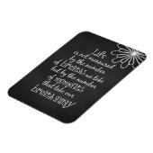 生命は私達が取る呼吸によって測定されていない引用文 マグネット (左側)