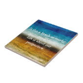 生命は私達の見通しについてあります タイル (側面)