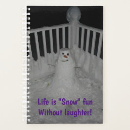生命は笑い声なしに"雪"のおもしろいです- プランナー手帳