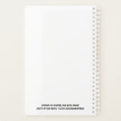 生命は笑い声なしに"雪"のおもしろいです- プランナー手帳 (裏面)