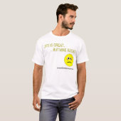 生命は素晴らしいです Tシャツ (正面フル)