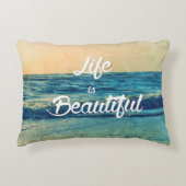 生命は美しいです アクセントクッション (正面)