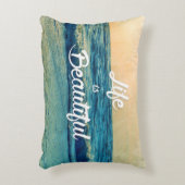 生命は美しいです アクセントクッション (正面(垂直))