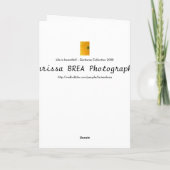 生命は美しいです! カード (裏面)