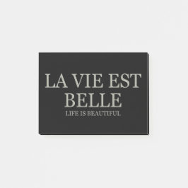 生命は美しいです-ライト ポストイット