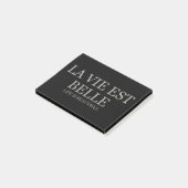 生命は美しいです-ライト ポストイット (アングル)