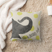 生命は美しいの完全な装飾用クッションです クッション (ブランケット)