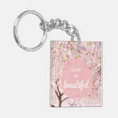 生命は美しいキーチェーン キーホルダー (正面左)