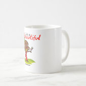 生命は美しいマグです コーヒーマグカップ (正面右)